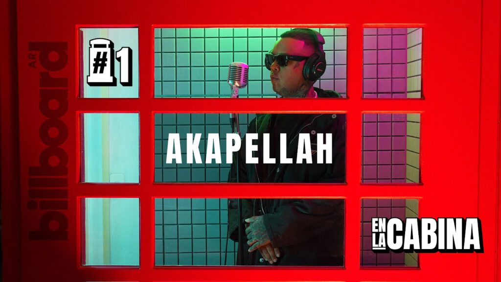 Akapellah Inaugura «En La Cabina» de Billboard AR con una Potente Sesión de «Dá Professor»